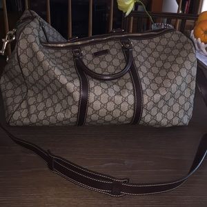 Gucci carry on duffle bag